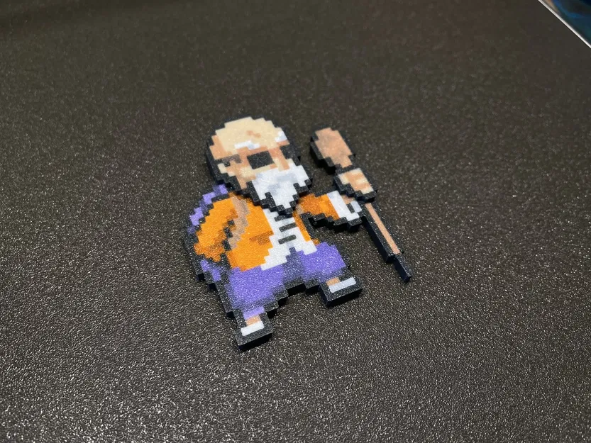 Nam diễn viên Master Roshi trong Dragon Ball Z với nam châm đa sắc - Image 1
