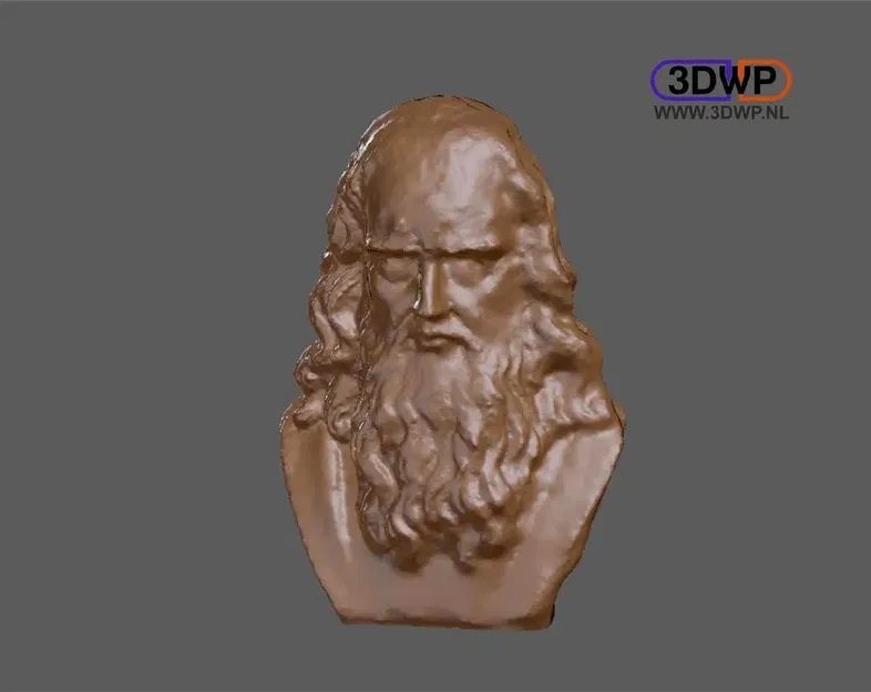 Tượng bán thân Leonardo da Vinci được quét 3D - Image 1