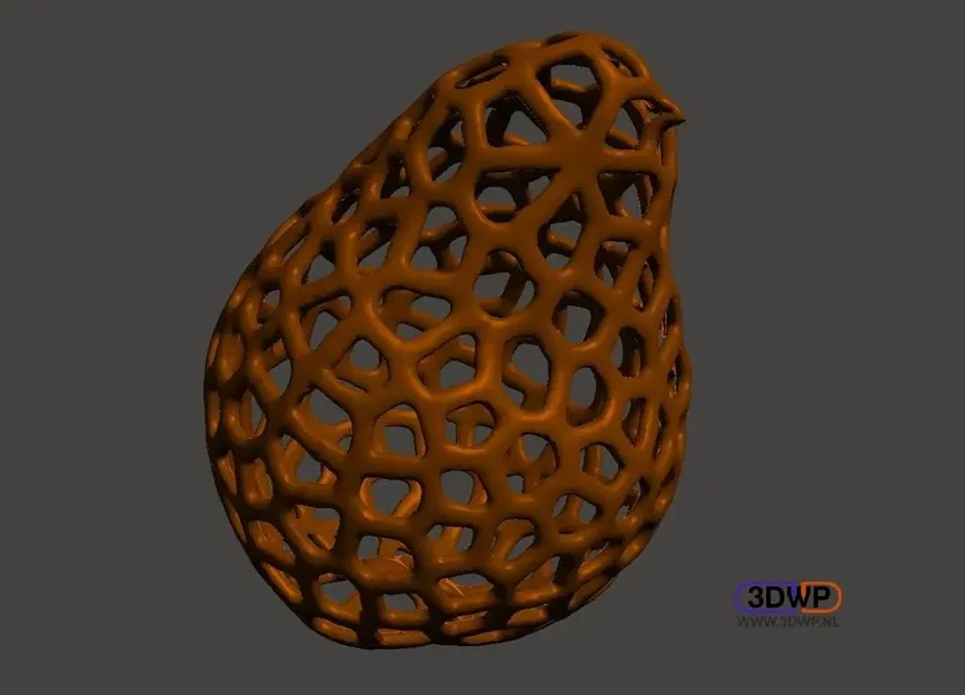 Phong cách Voronoi trái lê 3D - Image 1