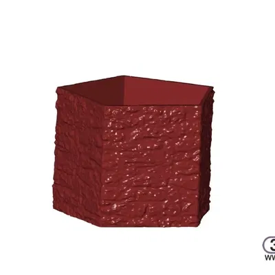 Chậu hoa họa tiết đá tự nhiên