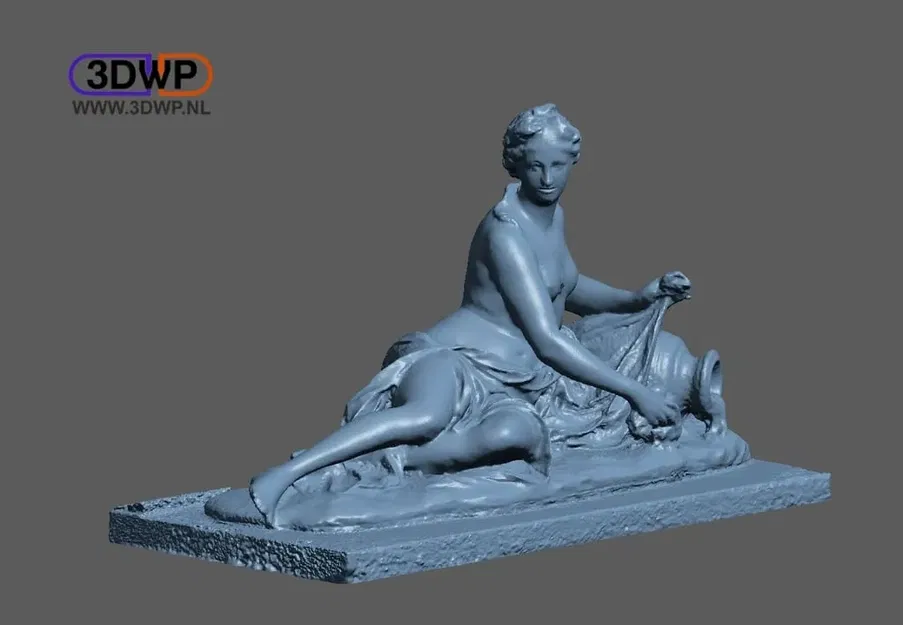 Tượng Arethusa tại Louvre được quét 3D cho in 3D - Image 1