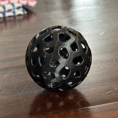 Cục bóng Voronoi dày cho in TPU không cần hỗ trợ