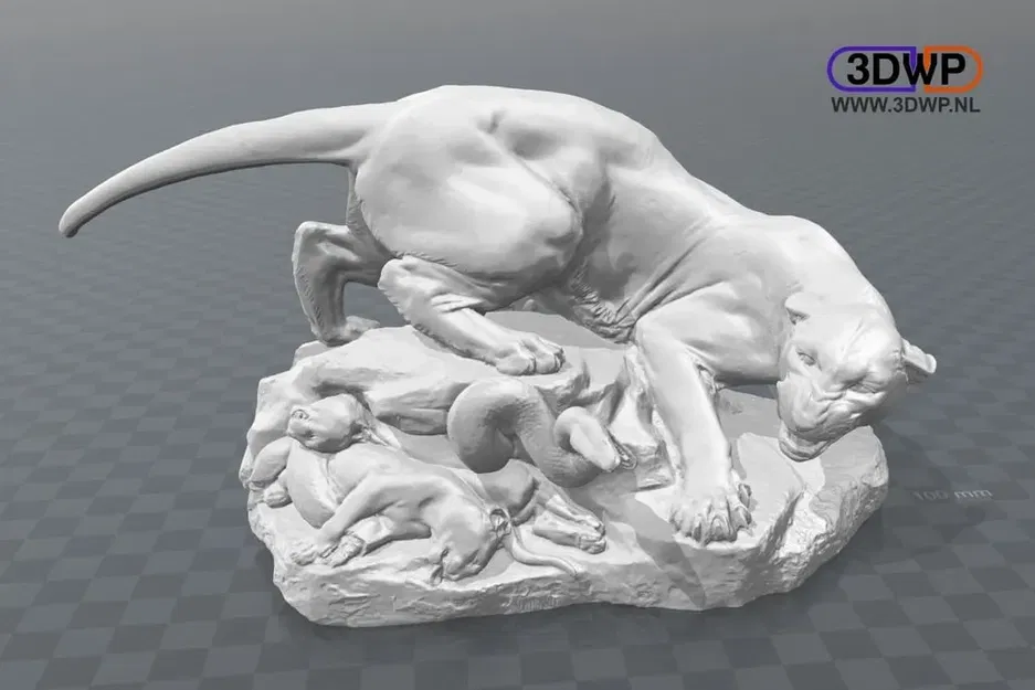 Tượng Georges Gardet - Drame Au Désert với chi tiết tinh xảo - Image 1