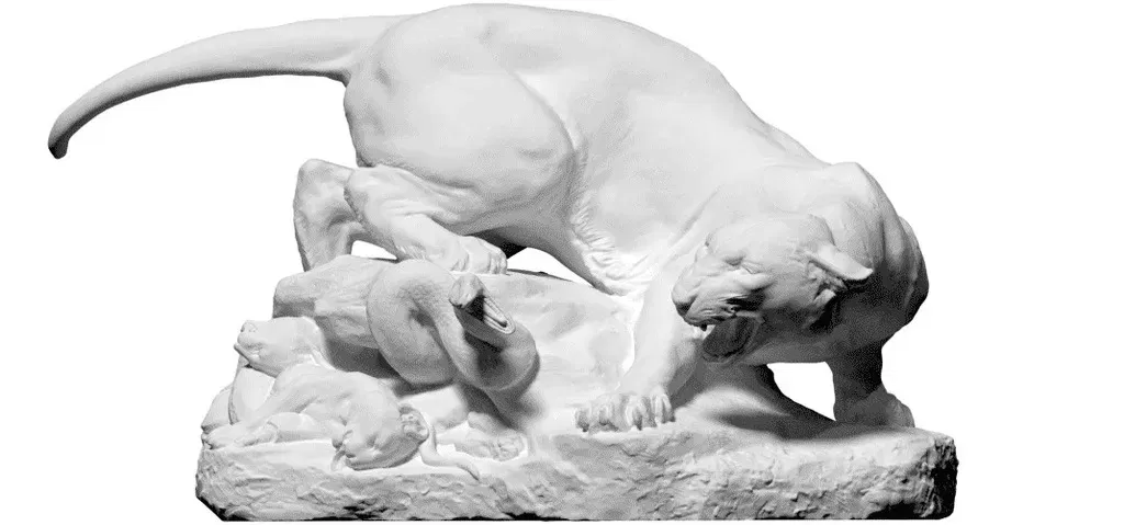 Tượng Georges Gardet - Drame Au Désert với chi tiết tinh xảo - Image 2