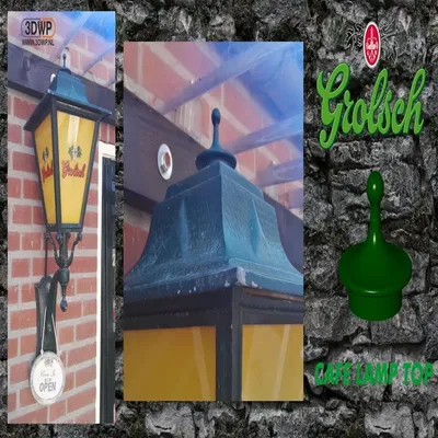 Đầu đèn Grolsch Cafe bị thiếu phần trên