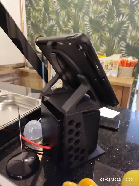 Giá đỡ máy in hóa đơn cho máy tính bảng trong nhà hàng - Image 3