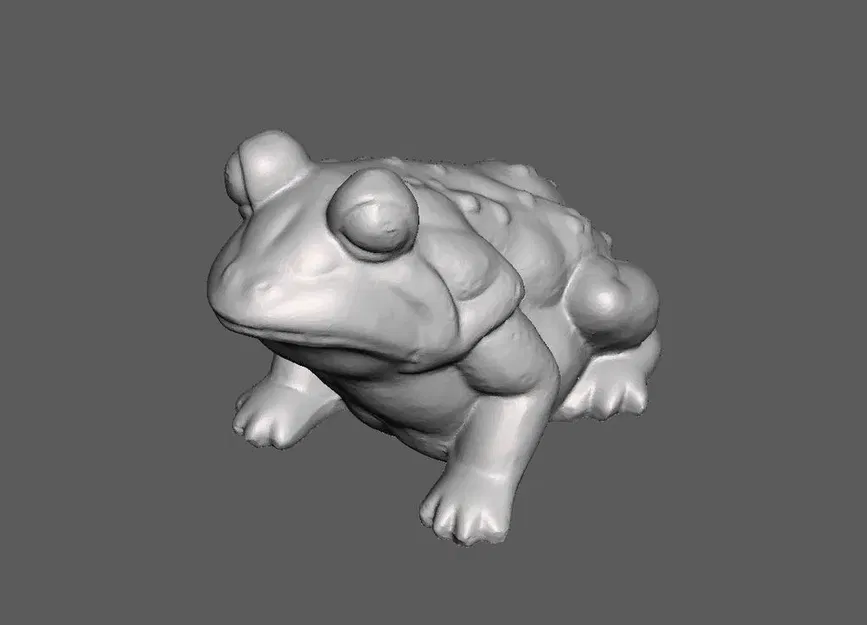 Điêu khắc ếch màu sắc quét 3D bằng Artec Eva - Image 2