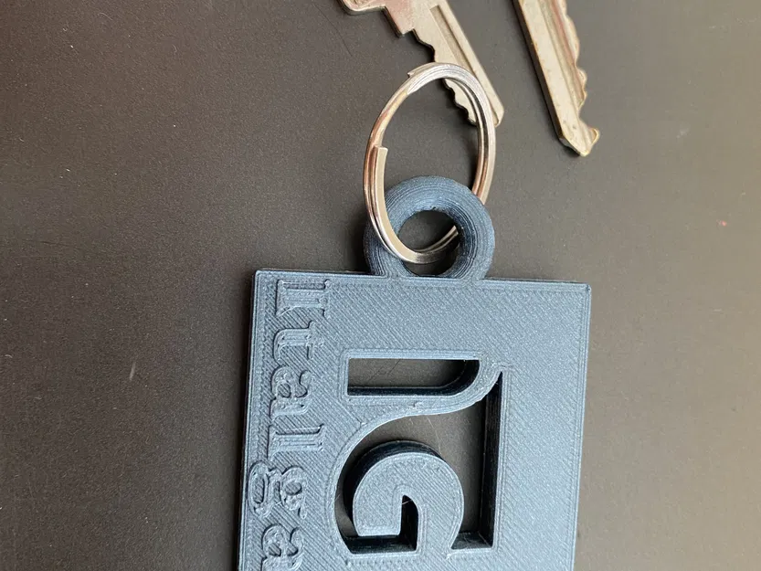 Móc khóa Italgas với thiết kế đơn giản - Image 3