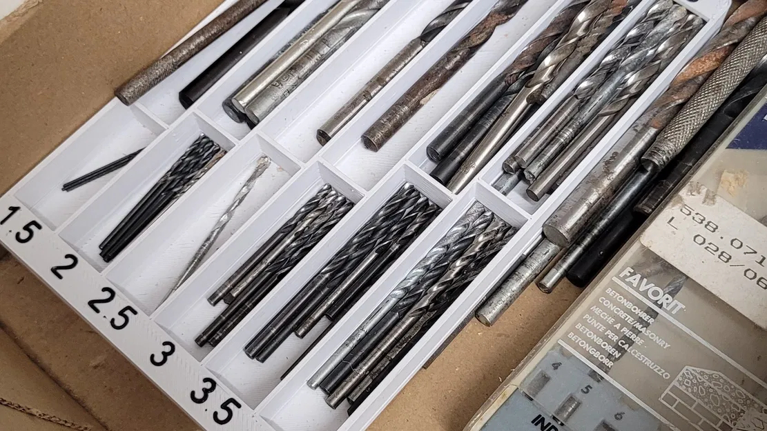 Giá đỡ khoan Gridfinity cho xưởng làm việc - Image 1