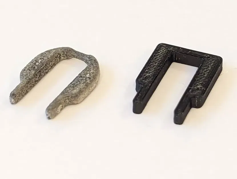 C-Clip Giữ Ròng Rọc Cho Kệ Trên Của Máy Rửa Chén Miele - Image 1