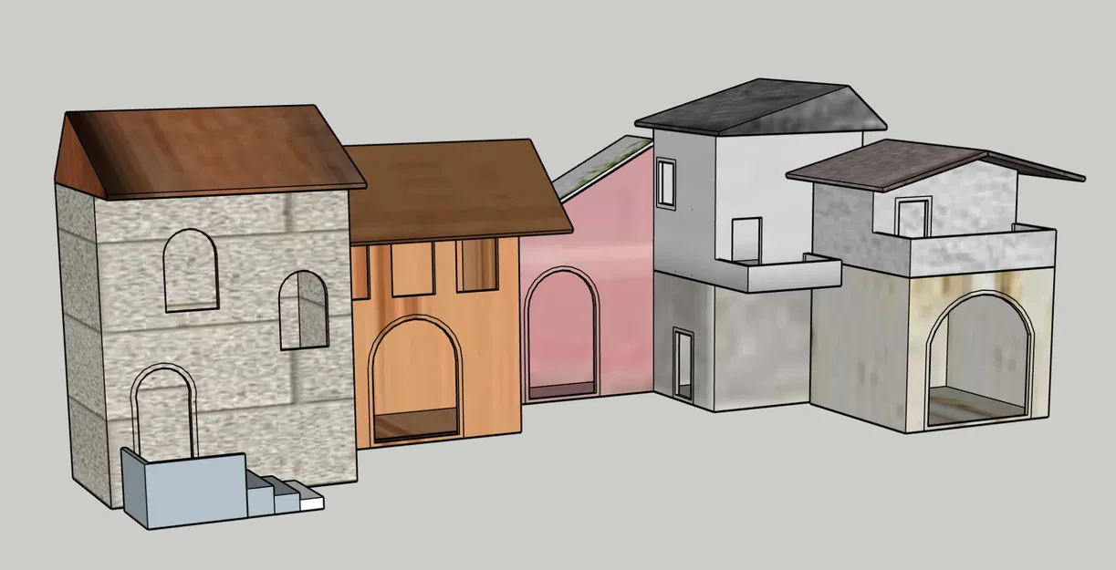 Nhà hộp cho bối cảnh Giáng sinh GT 19 - Image 2