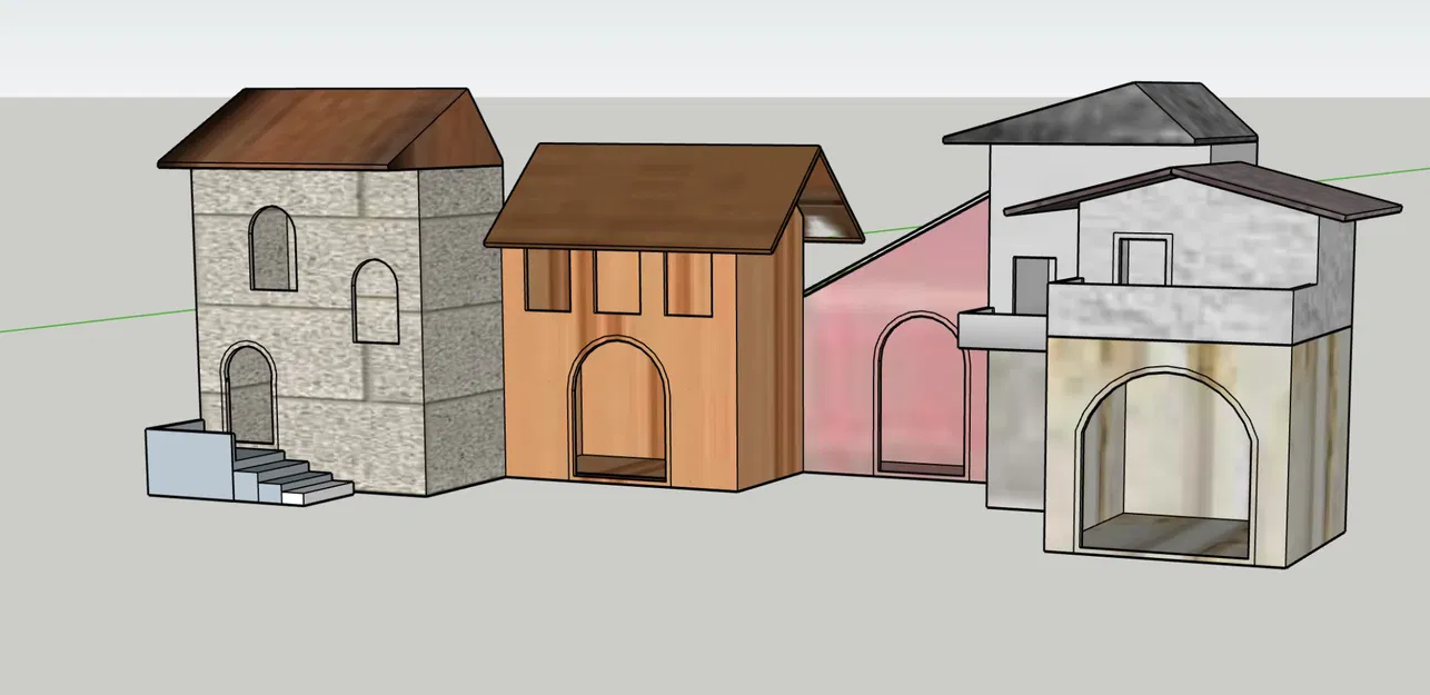 Nhà hộp cho bối cảnh Giáng sinh GT 19 - Image 3