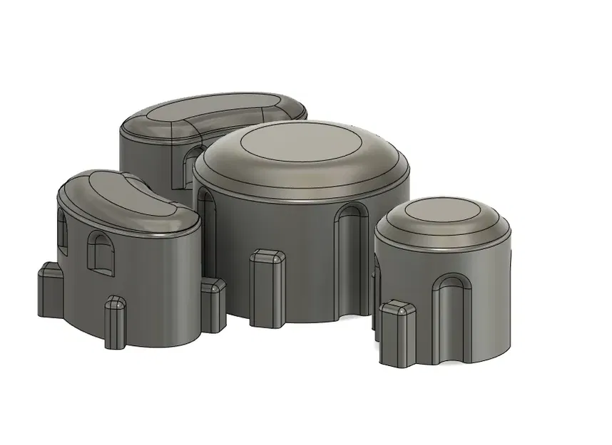 Nút gamecube thấp kiểu dáng của Qfox - Image 1