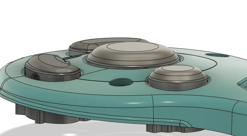 Nút gamecube thấp kiểu dáng của Qfox - Image 2