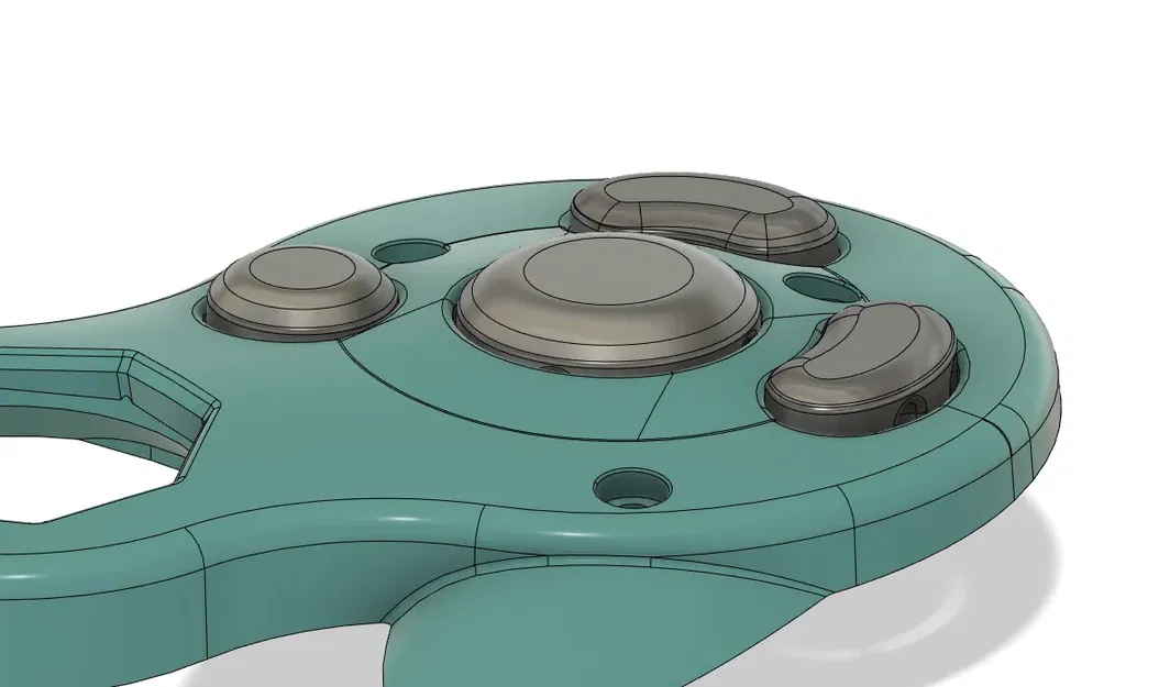 Nút gamecube thấp kiểu dáng của Qfox - Image 3