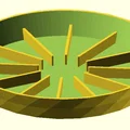 Chậu hoa tùy chỉnh dạng low poly với đĩa lót - Thumbnail 5