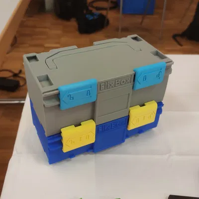 Hộp lưu trữ mô-đun Flixbox 60 mm có thể chồng lên nhau