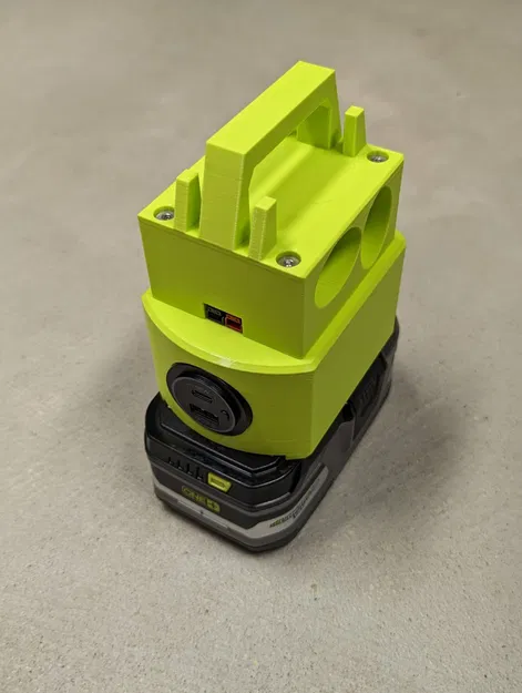 Sạc USB-C 65W tương thích với pin Ryobi 18v - Image 3