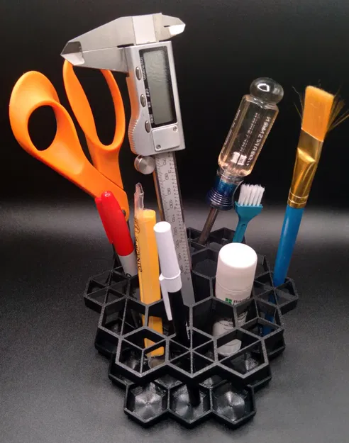 Giá đỡ tổ chức hình lục giác di động cho không gian làm việc - Image 1