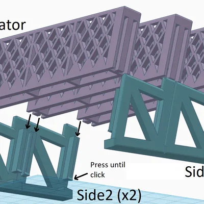 Giá đỡ cartridge TI99 có thiết kế mô-đun linh hoạt