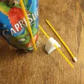 Ống hút cam đi kèm túi đơn CapriSun - Thumbnail 1