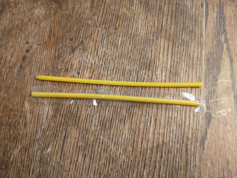 Ống hút cam đi kèm túi đơn CapriSun - Image 2