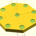 Đế lót ly đơn giản phong cách low poly - Thumbnail 2