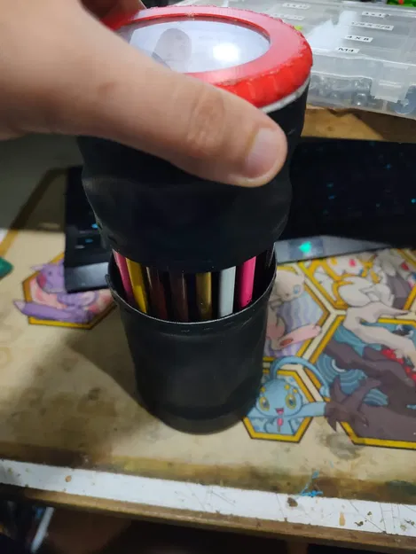 Hộp bút khóa xoay tiện lợi cho học sinh - Image 5