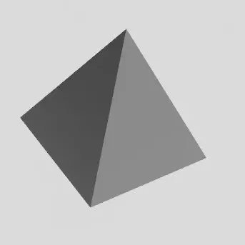 Kim tự tháp low poly nghệ thuật 3D