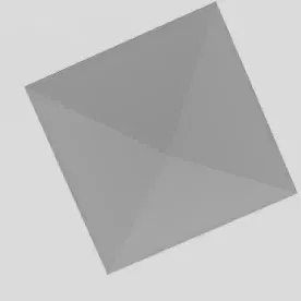 Kim tự tháp low poly nghệ thuật 3D