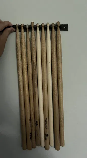 Giá đỡ trống treo tường cho 10 cặp gậy trống - Image 1