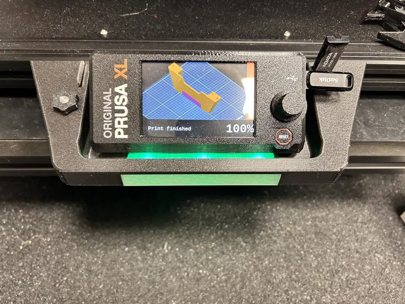 Bảo vệ màn hình Prusa XL với thanh trạng thái LCD hai màu - Image 3