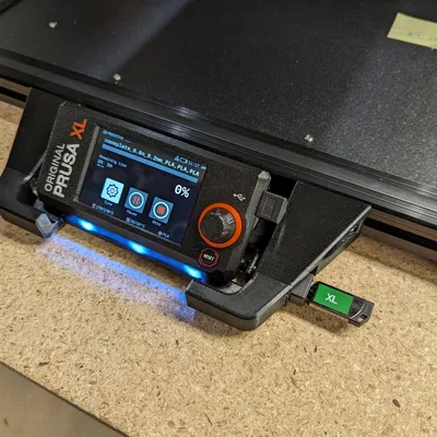 Bộ bảo vệ màn hình Prusa XL với giá đỡ USB
