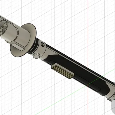Đèn tuốt của Kanan Jarrus với đầu phát tháo rời
