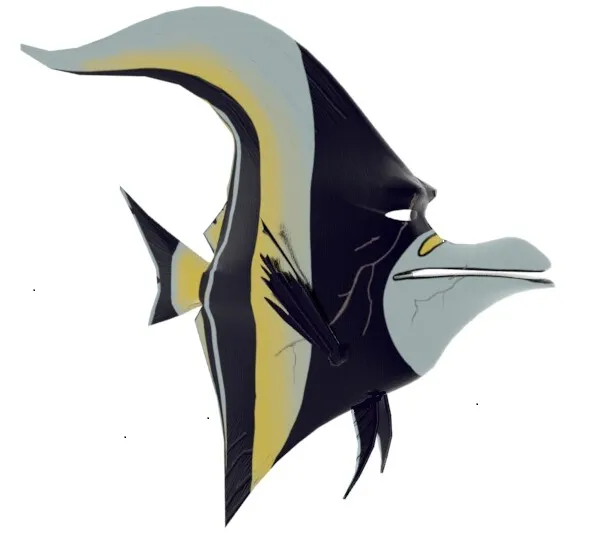 Nam châm tủ lạnh Gill và Bubbles từ Finding Nemo - Image 1