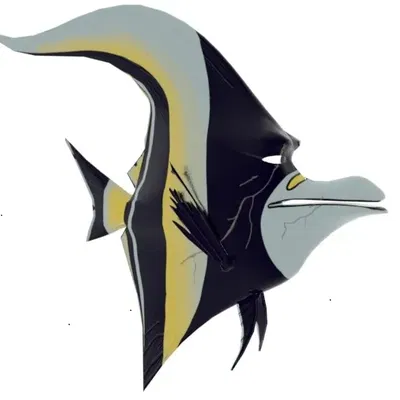 Nam châm tủ lạnh Gill và Bubbles từ Finding Nemo