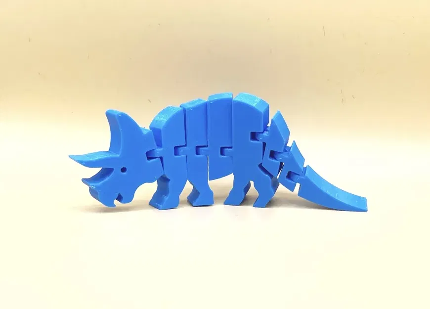 Triceratops linh hoạt với tùy chọn không có mắt - Image 1