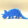 Triceratops linh hoạt với tùy chọn không có mắt - Thumbnail 1