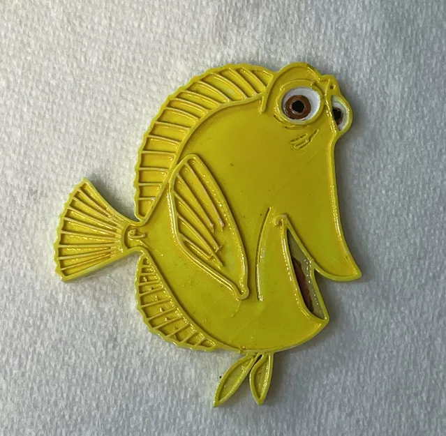 Nam châm tủ lạnh Gill và Bubbles từ Finding Nemo - Image 3