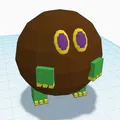 Mô hình Kuriboh phong cách Low Poly từ Yu-Gi-Oh! - Thumbnail 1