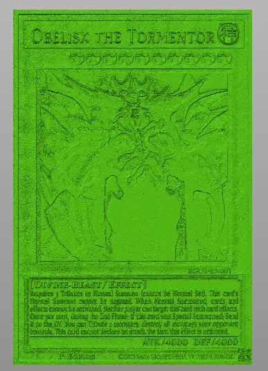 Thẻ lithophane thẻ thần Ai Cập: Slypher, Obelisk và Ra - Image 2