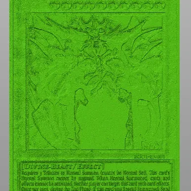 Thẻ lithophane thẻ thần Ai Cập: Slypher, Obelisk và Ra