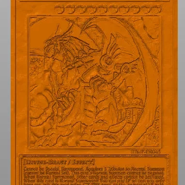 Thẻ lithophane thẻ thần Ai Cập: Slypher, Obelisk và Ra