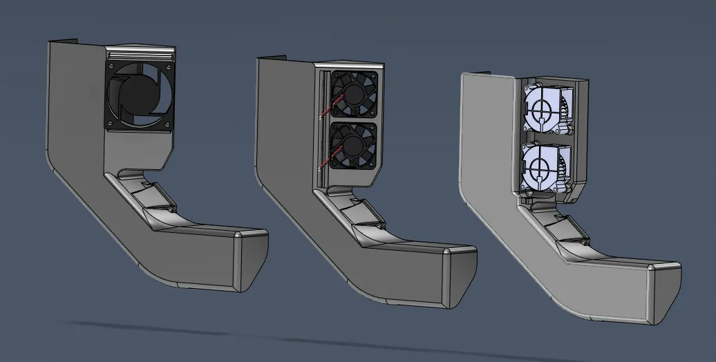 Bộ ống dẫn kết hợp Bambulab với quạt làm mát gắn ngoài - Image 2