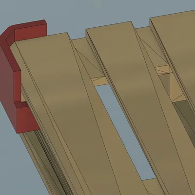 Hỗ trợ góc cho thùng pallet