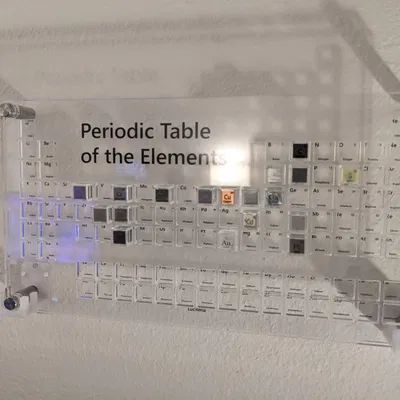 Giá đỡ treo tường bảng tuần hoàn Luciteria 10mm