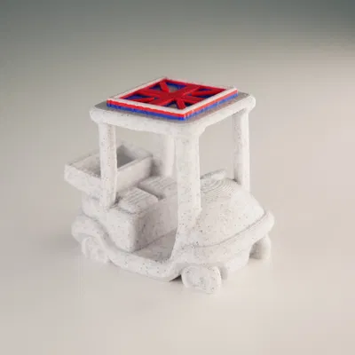 Xe golf in 3D E3DBuggy cho bài kiểm tra hiệu suất