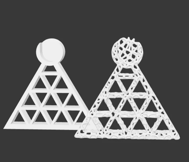 Giá đỡ cuộn filament họa tiết Voronoi cho máy in 3D - Image 1