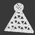 Giá đỡ cuộn filament họa tiết Voronoi cho máy in 3D - Thumbnail 2