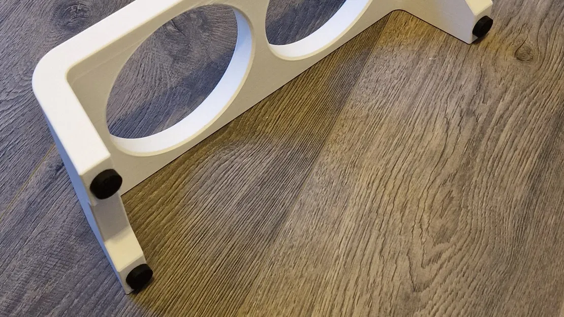 Giá đỡ bát ăn cho chó với chân TPU - Image 4